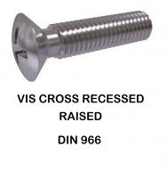 VIS A SIX PANS CREUX  ( BTR / ALLEN )
